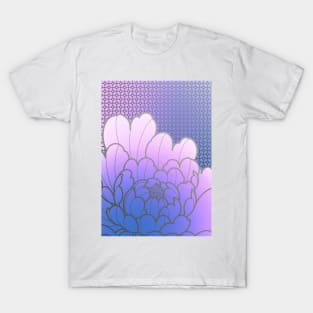 purple peony and wallpaper pattern T-Shirt